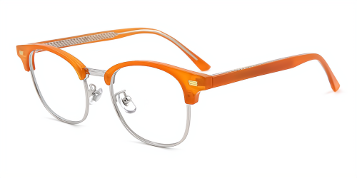 Tortoiseshell Rectangle Gorgeous Full-rim Mix & Match Large Glasses for female from Wherelight